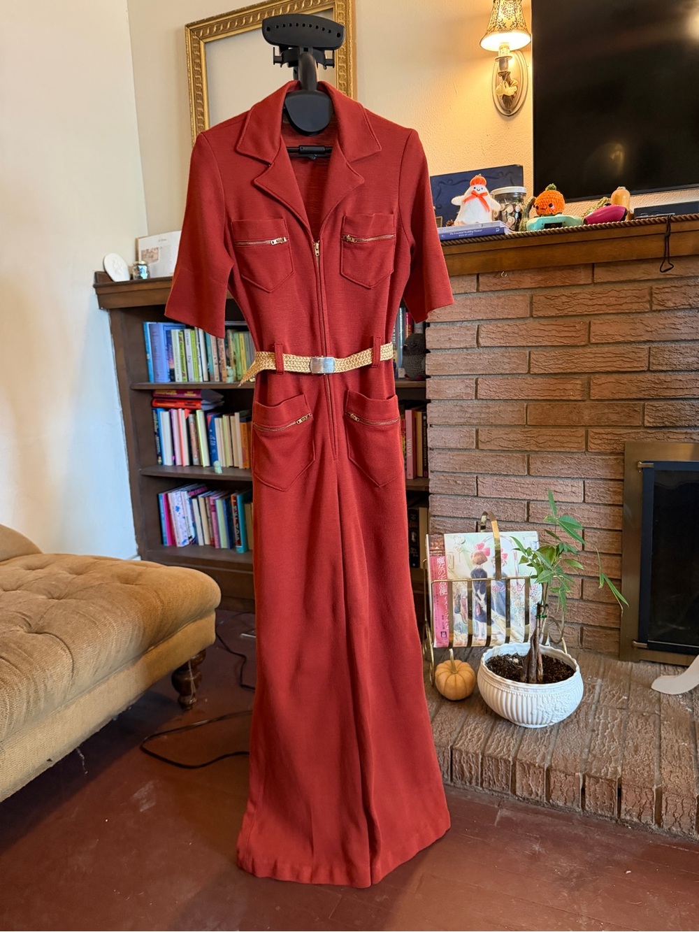 Vintage 60s Flare Jumpsuit